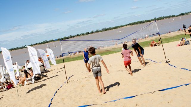 Actividades deportivas en la playa