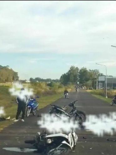 Concepción del Uruguay: La joven herida tras choque de motos en un domingrau sigue en estado crítico