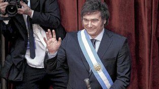 Milei aseguró que la dolarización está avanzada.&nbsp;