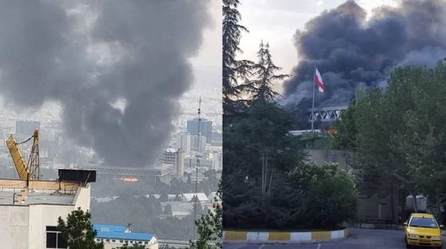 Israel bombardeó la TV estatal iraní en plena transmisión en vivo Israel bombardeó la TV estatal iraní en plena transmisión en vivo