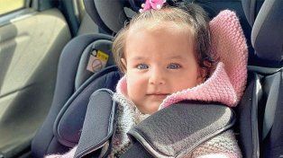 Dieron de alta a Gianella, la beba herida en el choque frontal en Concordia.