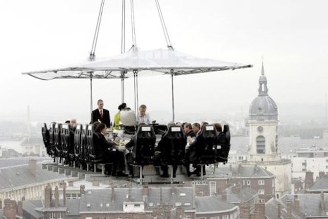 Un almuerzo en el cielo