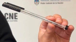 La Cámara Nacional Electoral presentó días atrás la lapicera indeleble que acompañará la Boleta Única de Papel (BUP) de las Elecciones 2025