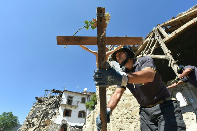 amatrice. En este pueblo murieron 231 de las 292 víctimas fatales del sismo.