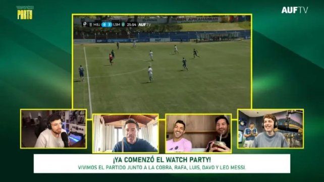 Messi debutó como comentarista junto a Davo y La Cobra: chicanas