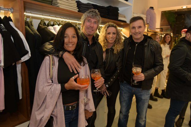 Inés Diaz, Gustavo Menendez, Natalia Pechara y Marcelo Guidetti
