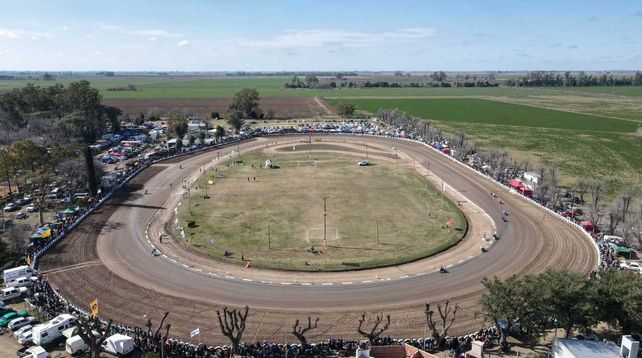 El &oacute;valo del circuito Florencio D&iacute;az, en Centeno.