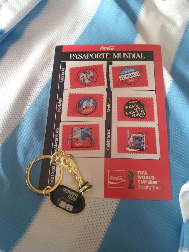 El Pasaporte Mundial registraba el paso por cada estación antes de llegar a conocer la Copa del Mundo.