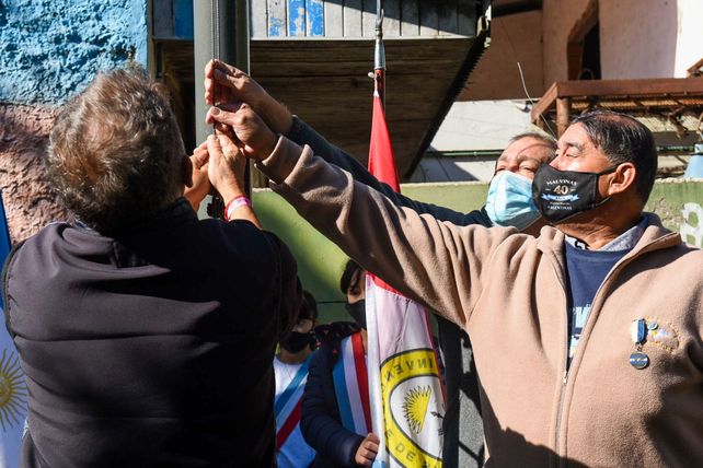 Emotivo acto en la plaza Soldado Desza: Malvinas está en el corazón de nuestro pueblo