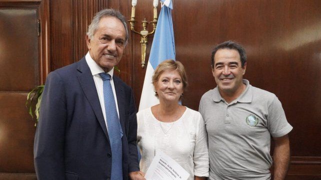 Scioli difunde una agenda ambiental moderna y sustentable.