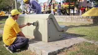 Continúa el mantenimiento de plazas, parques y paseos