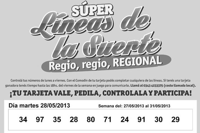 Seguí jugando con las Súper Líneas de las Suerte
