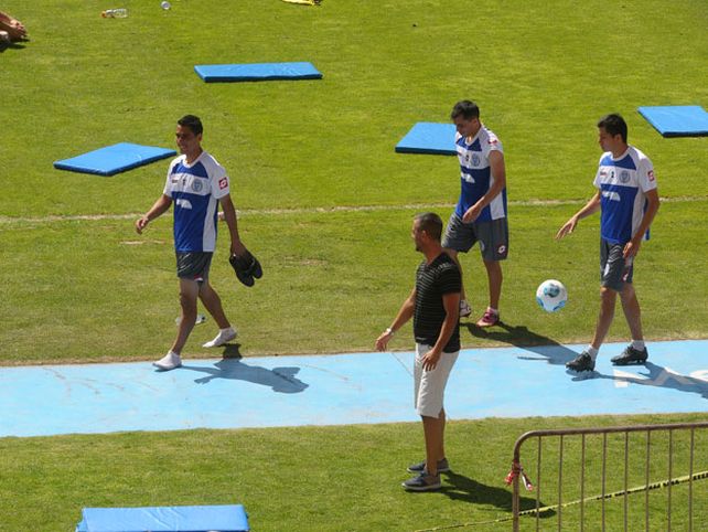 Preocupación en el Tomba: se lesionó Grimi y no estará ante Boca