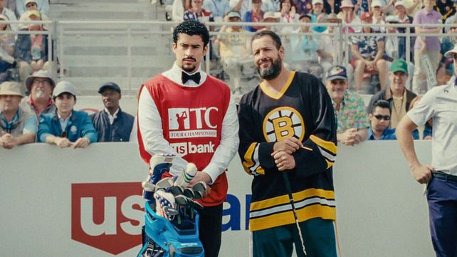 Bad Bunny y Adam Sandler en Happy Gilmore 2