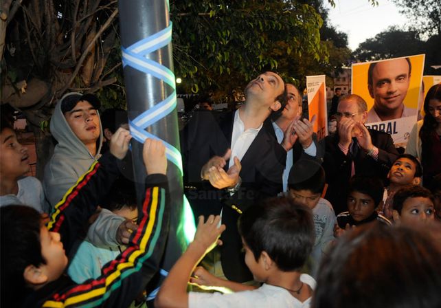 Santa Rosa de Lima: se inauguraron nuevas obras de iluminación