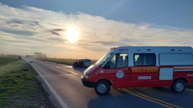 Ruta 91: un motociclista murió al chocar contra un auto entre Serodino y Totoras