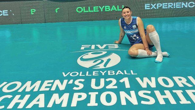 Nayla Da Silva disputó el Mundial Sub 21 con Argentina en agosto del 2023.