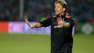 Tranquilos. El técnico leproso valoró la tarea de Newell’s, por el esfuerzo que viene haciendo en los últimos tiempos.