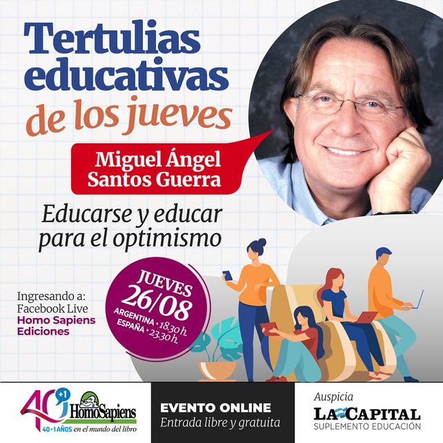 Una clase magistral de Santos Guerra sobre el valor de educar para el optimismo