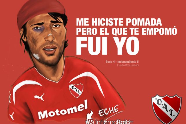 Los afiches del Rojo a Boca