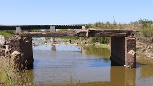 El puente es clave para unir a dos localidades santafesinas.