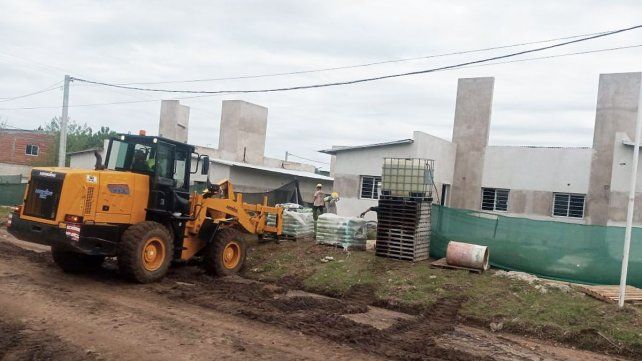 IAPV reactivó la obra de 50 unidades habitacionales en Pueblo Liebig