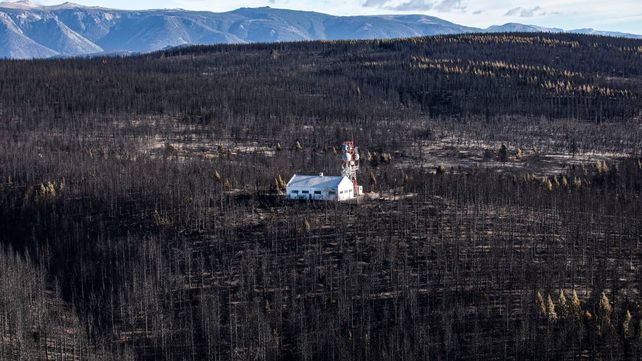 Impactantes imágenes de las áreas afectadas por los incendios en la Patagonia