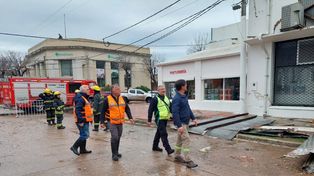 Fuerte temporal en Las Rosas y San Genaro: 53 viviendas afectadas, techos volados y daños en una escuela