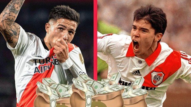 Siete de las diez transferencias más caras son de River Plate.