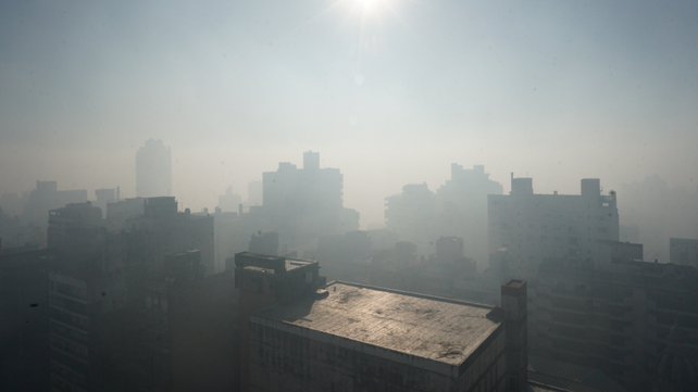 El humo sobre Rosario