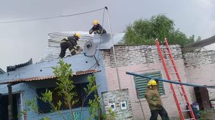 Temporal en Laguna Paiva provocó destrozos