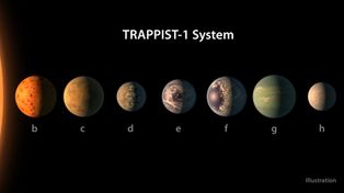 Descubrieron siete planetas del tamaño de la Tierra en los que se podrá buscar vida