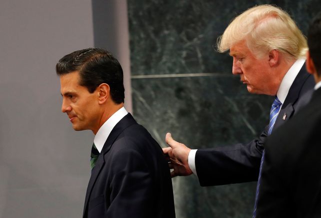 Enrique Peña Nieto fue muy criticado cuando recibió a Trump.