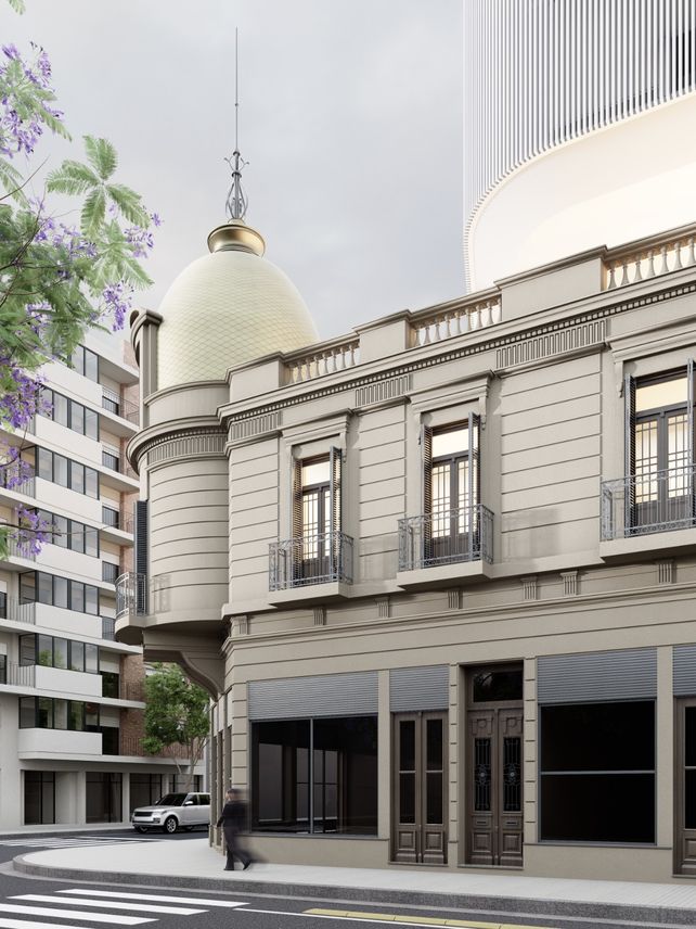 Salta y Dorrego: estudian construir un edificio sobre inmueble histórico