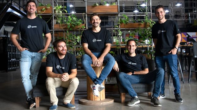 Ellos. El equipo fundador de Sima