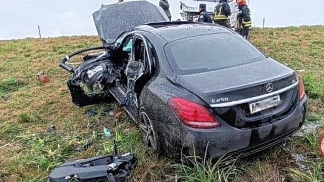 Choque frontal en la autovía dejó un muerto y dos heridos