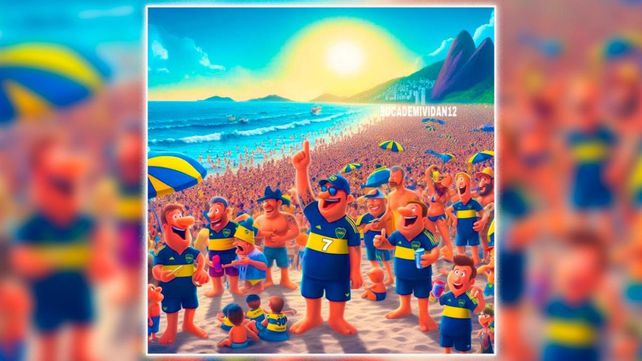 La publicación de la cuenta @la12tuitera haciendo referencia a los hinchas que viajarán a Brasil motivó la reacción burlona del alcalde.