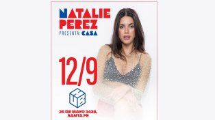 Natalie Pérez llega a Santa Fe presentando Casa, su último disco