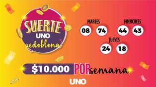 Los números de Suerte UNO que reparte 10.000 pesos