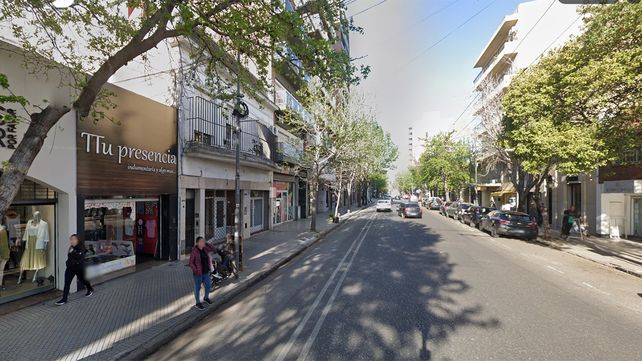 Viuda negra en barrio Echesortu. La zona de Mendoza al 3600 donde ocurrió el robo.&nbsp;