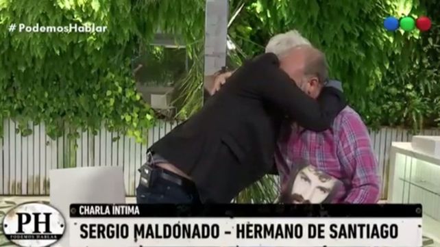 El desgarrador llanto del hermano de Santiago Maldonado