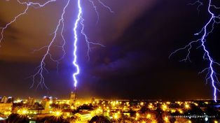 Viral: la increíble foto que dejó la tormenta eléctrica del miércoles