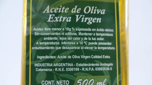 Prohibieron la circulación de un conocido aceite de oliva