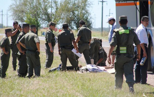 Gendarmería en otro operativo realizado en Posadas.