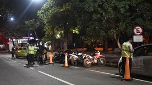 Controles de tránsito en la ciudad por las fiestas