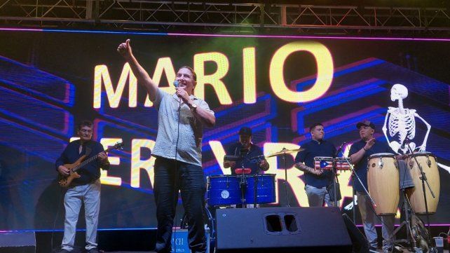 Mario Pereyra en la Fiesta de la Playa de Paraná