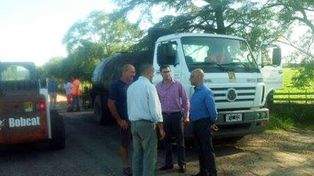 Vialidad Provincial realiza obras de bacheo en la ruta provincial 36s
