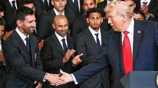Messi, en la Casa Blanca con Trump: el homenaje al Inter Miami
