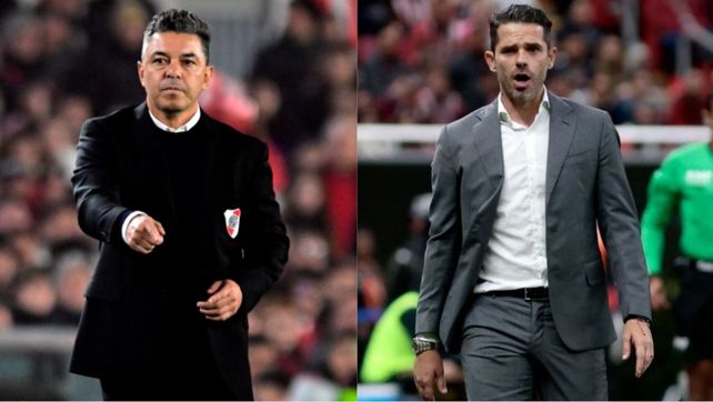 Marcelo Gallardo y Fernando Gago saben que se juegan mucho el domingo en el Monumental.
