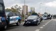 Conductor alcoholizado chocó cinco patrulleros: hay diez policías heridos, dos graves